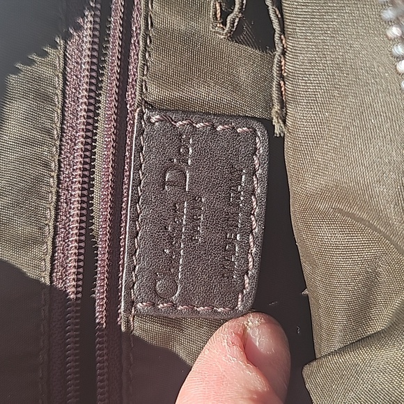 DiorAuthentic DIOR Diorissimo Brown Scallop Shoulder Bag bag - Picture 6 of 7